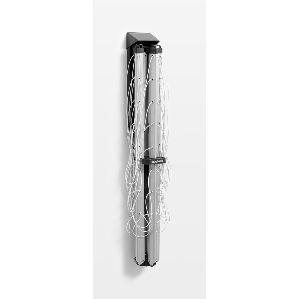 TENDEDERO BRABANTIA WALLFIX 24 MT CON FUNDA PROTECTORA METALLIC GREY - 3