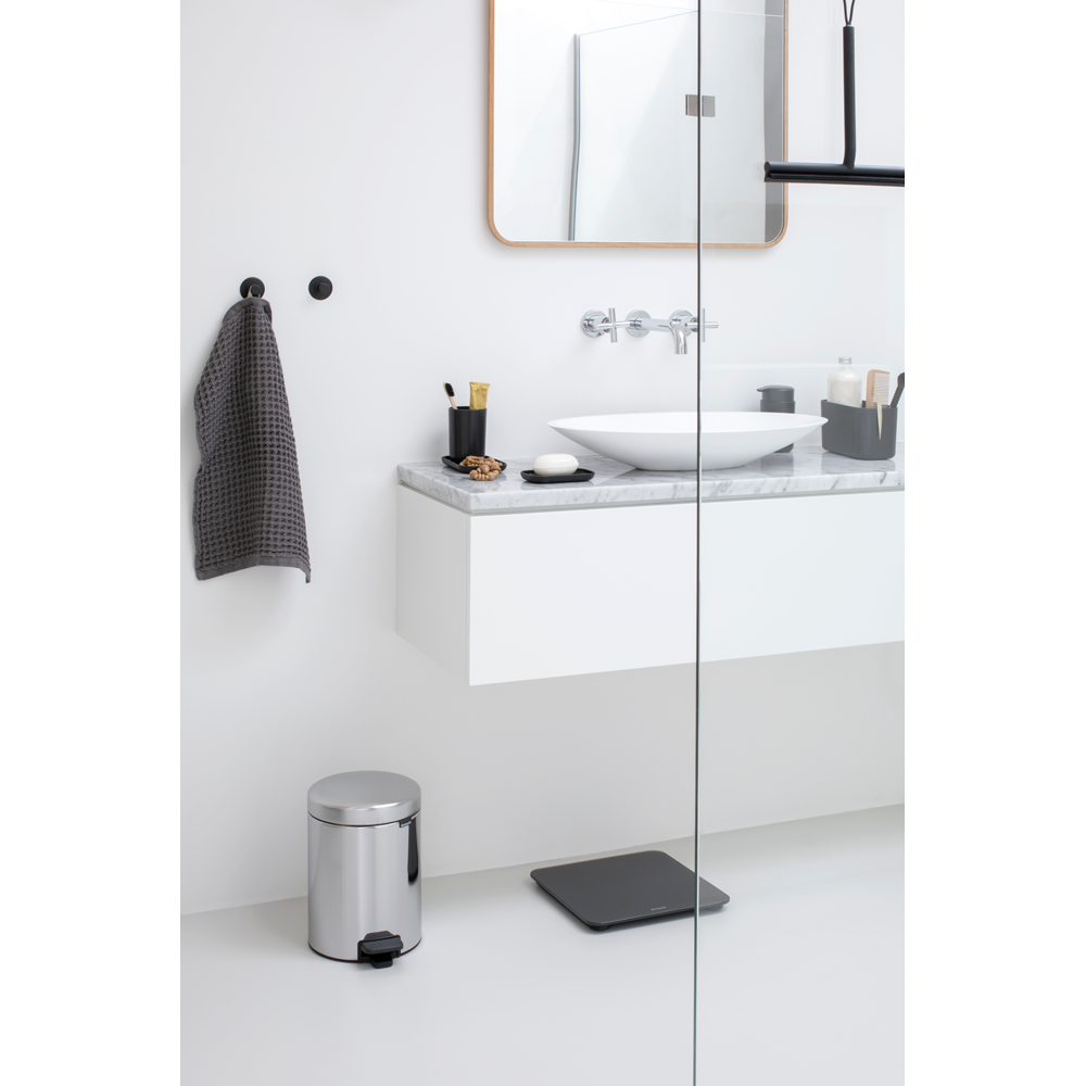 SET BRABANTIA COLGADORES TOALLAS RENEW DARK GREY - 6
