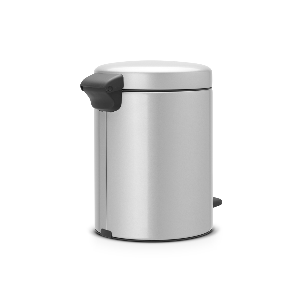 BASURERO BRABANTIA PEDAL NEWICON 5 LT METALLIC GREY - 3