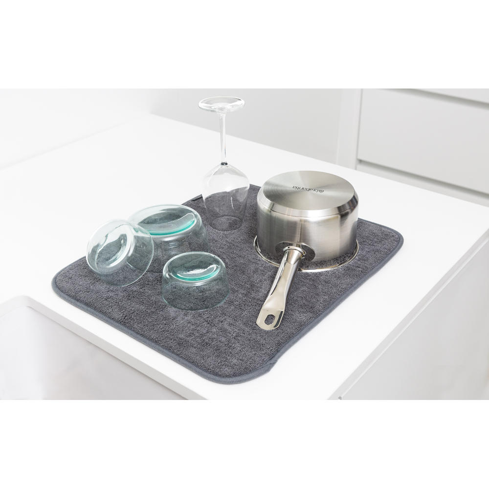 SUPERFICIE SECAVASOS DE MICROFIBRA SINKSIDE DARK GREY - 2