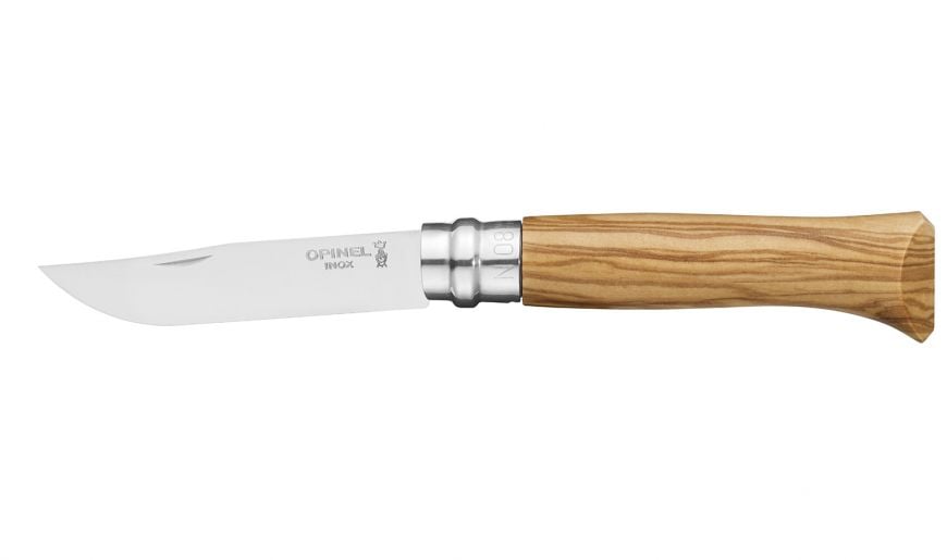 CUCHILLO OPINEL N°8 MANGO DE OLIVO - 1