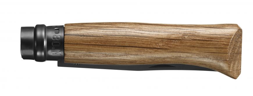 CUCHILLO OPINEL N°8 HOJA NEGRA Y MANGO DE ROBLE - 2