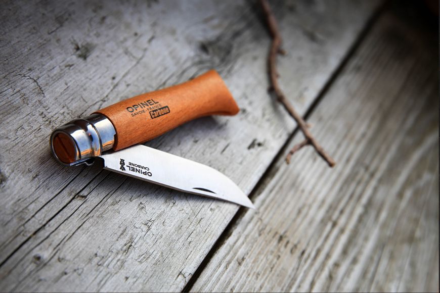 CUCHILLO OPINEL N°8 DE ACERO CARBONO - 3