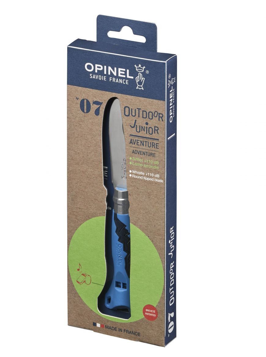 CUCHILLO OPINEL N°7 OUTDOOR NIÑOS AZUL - 2