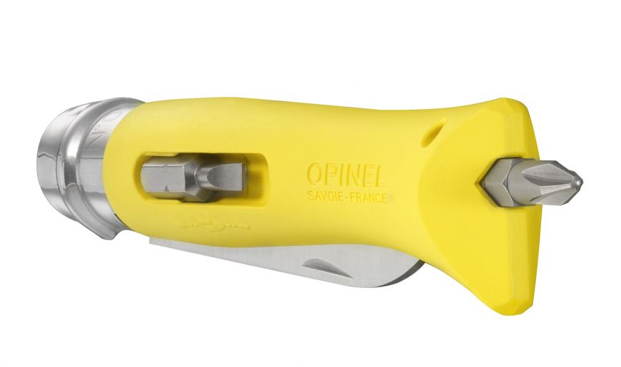 CUCHILLO OPINEL N°9 MULTIUSO AMARILLO - 3