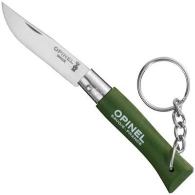 CUCHILLO OPINEL N°4 LLAVERO VERDE - 1