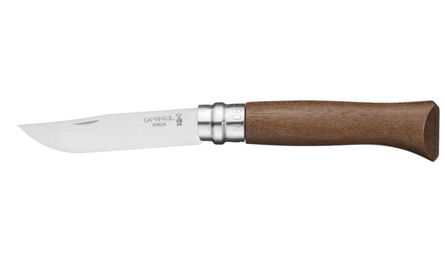 CUCHILLO OPINEL N°8 MANGO DE NOGAL - 1
