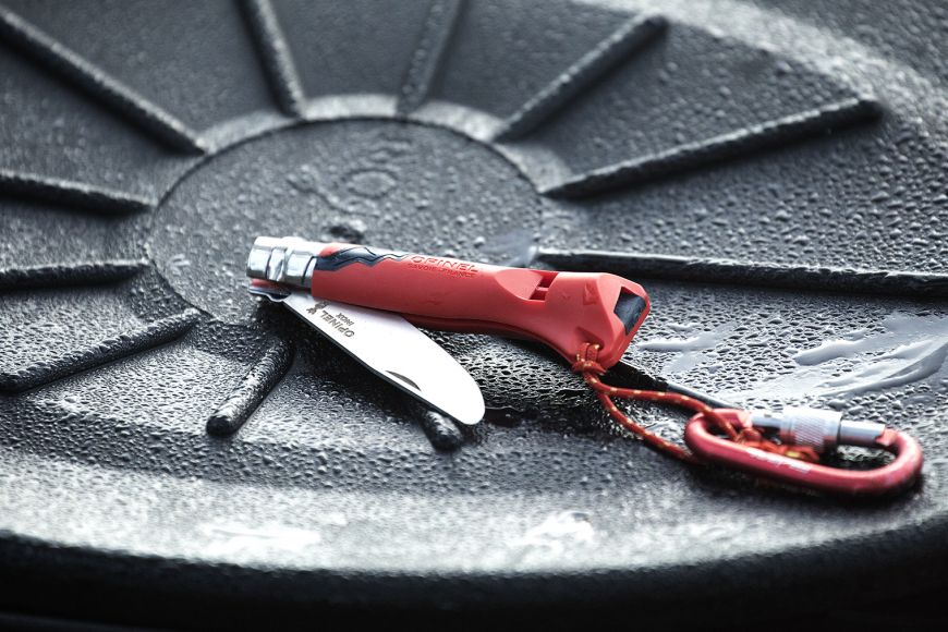 CUCHILLO OPINEL N°7 OUTDOOR NIÑOS ROJO - 3