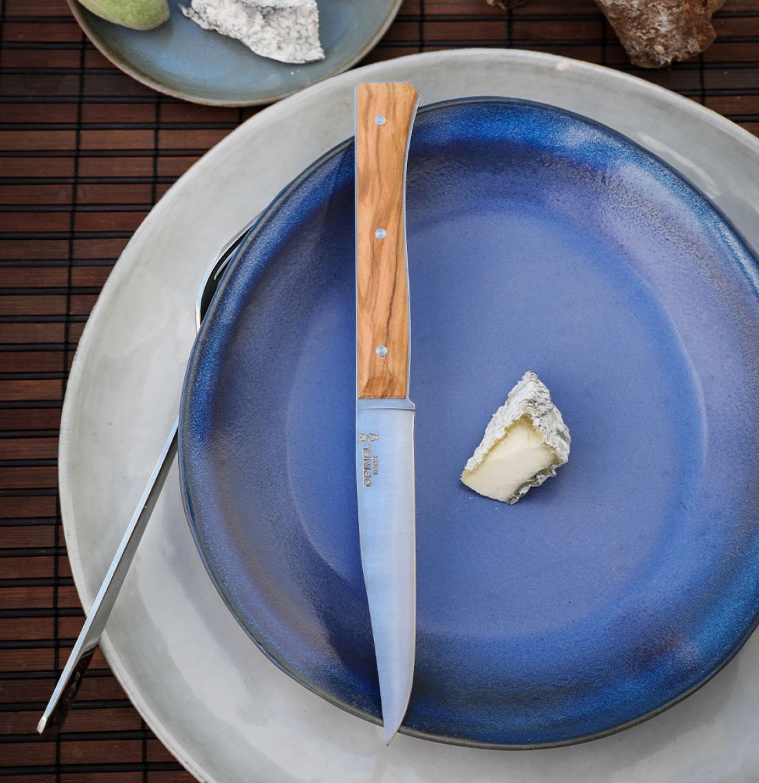 CUCHILLOS OPINEL DE MESA OLIVO - 4 UNIDADES - 1