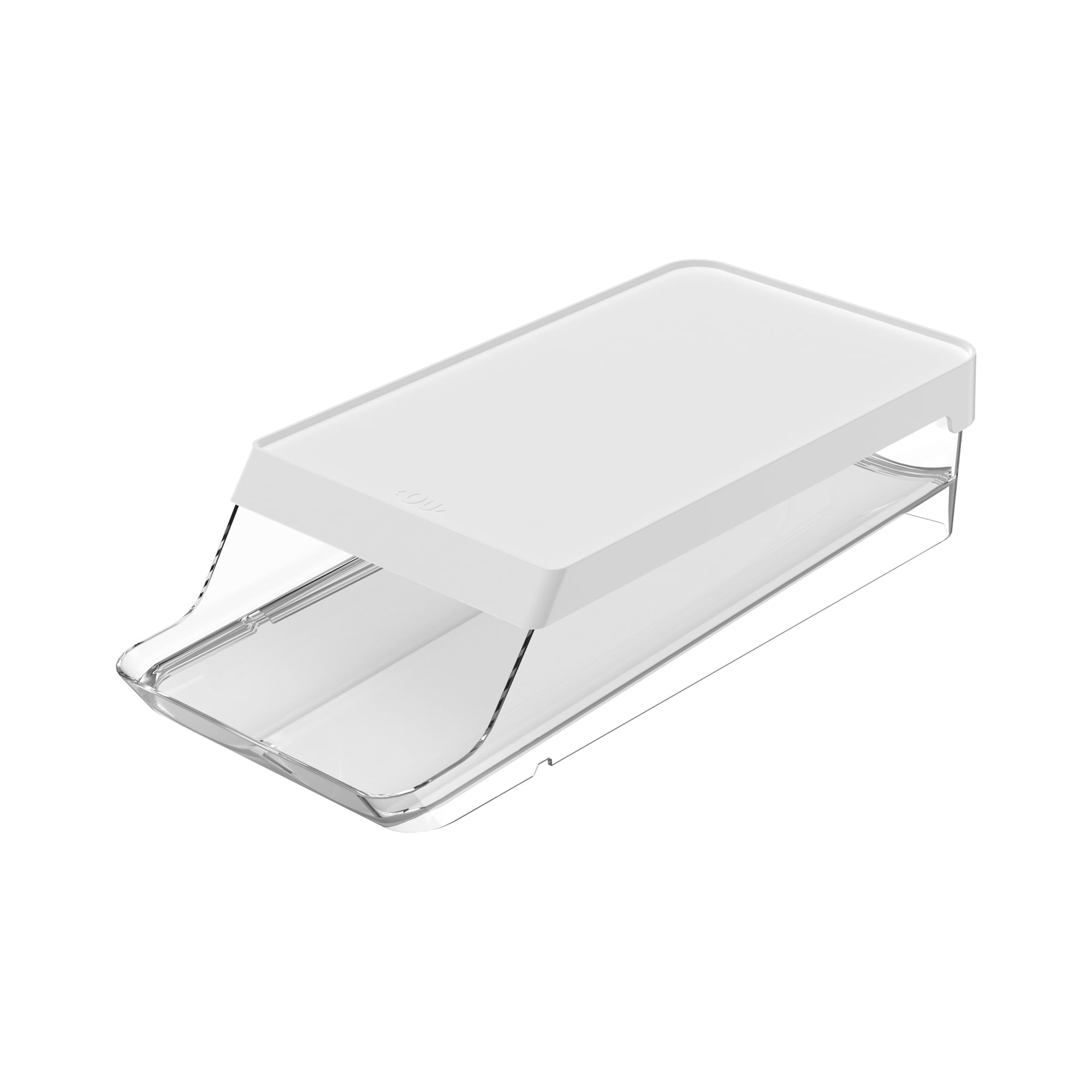 ORGANIZADOR DE HUEVOS ROLL CLEAR FRESH 14 UN BLANCO OU - 1