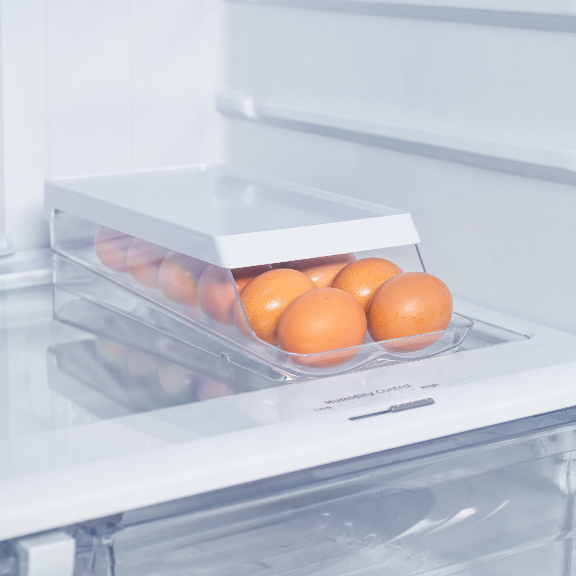 ORGANIZADOR DE HUEVOS ROLL CLEAR FRESH 14 UN BLANCO OU - 2