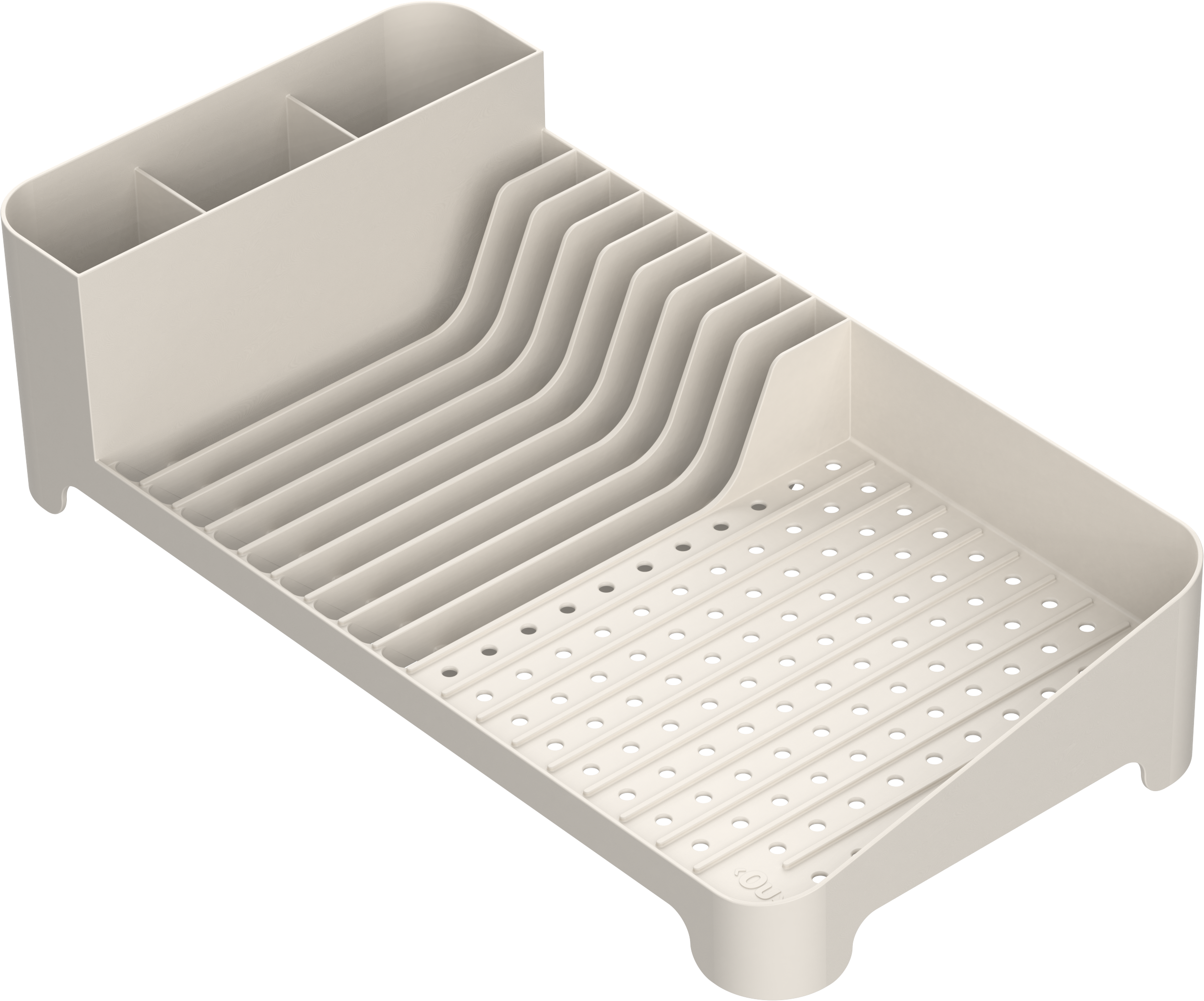 ESCURRE PLATOS TRIUM COMPACTO BEIGE - 1