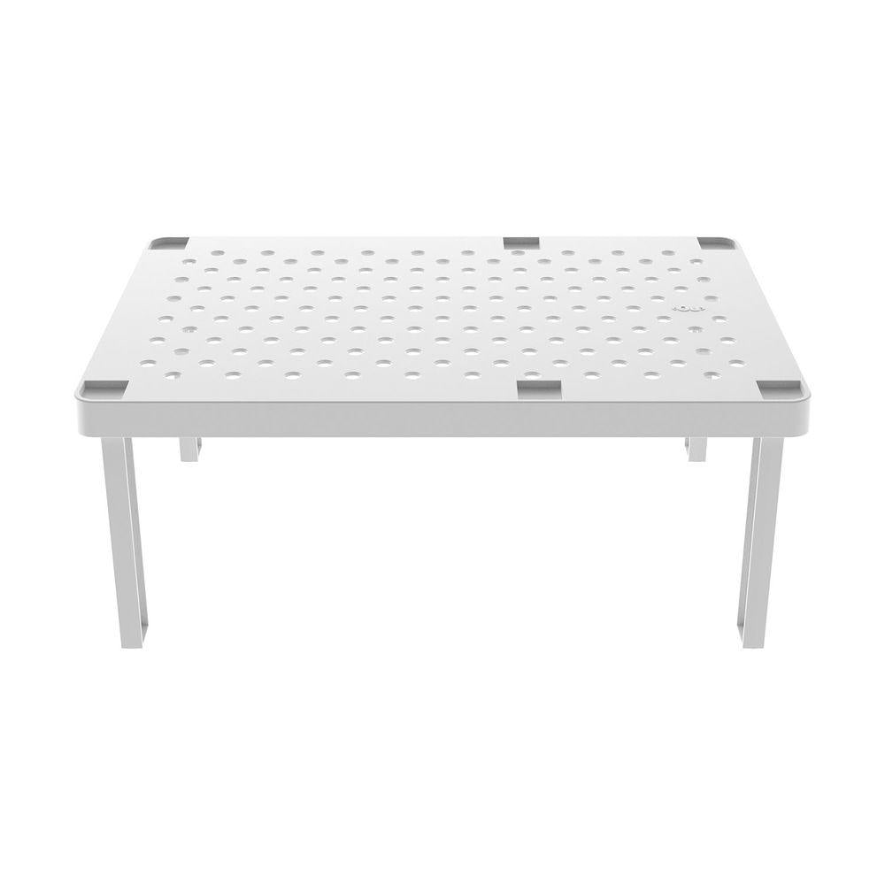 ORGANIZADOR DE ESTANTE RECTANGULAR LEVEL BLANCO - 1