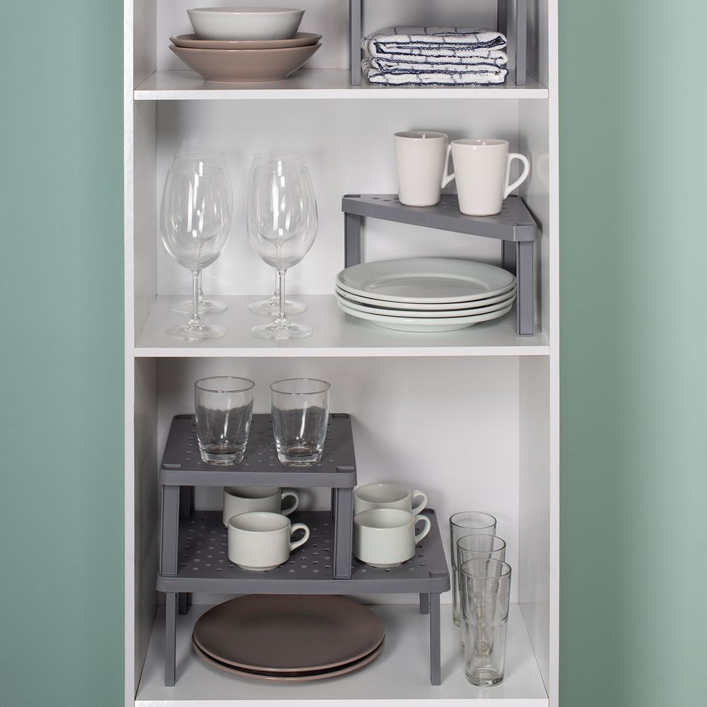 ORGANIZADOR DE ESTANTE RECTANGULAR LEVEL BLANCO - 3