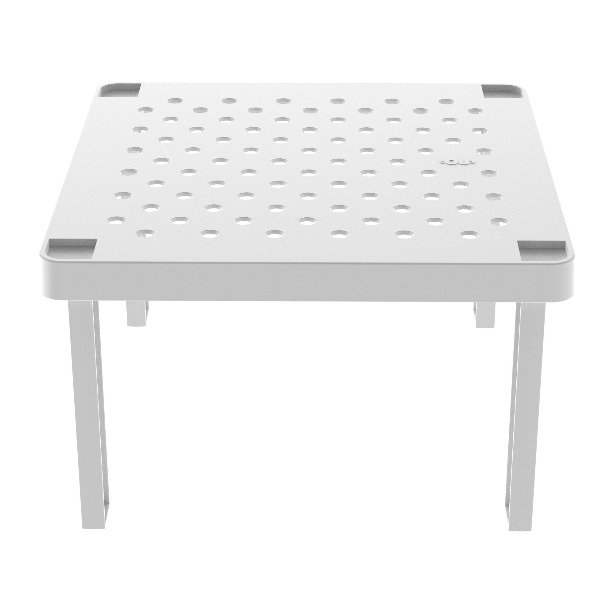 ORGANIZADOR DE ESTANTE CUADRADO LEVEL BLANCO - 1