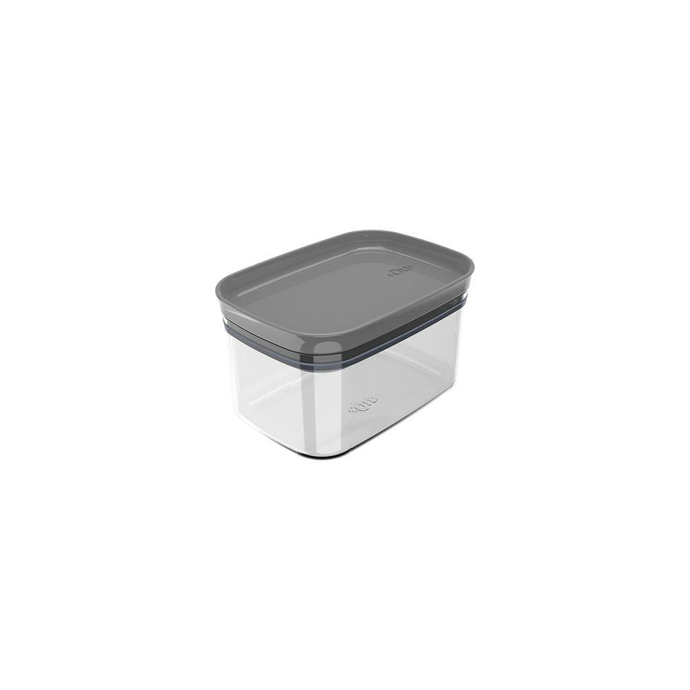CONTENEDOR BLOCK RECTANGULAR GRIS 0,65 LT