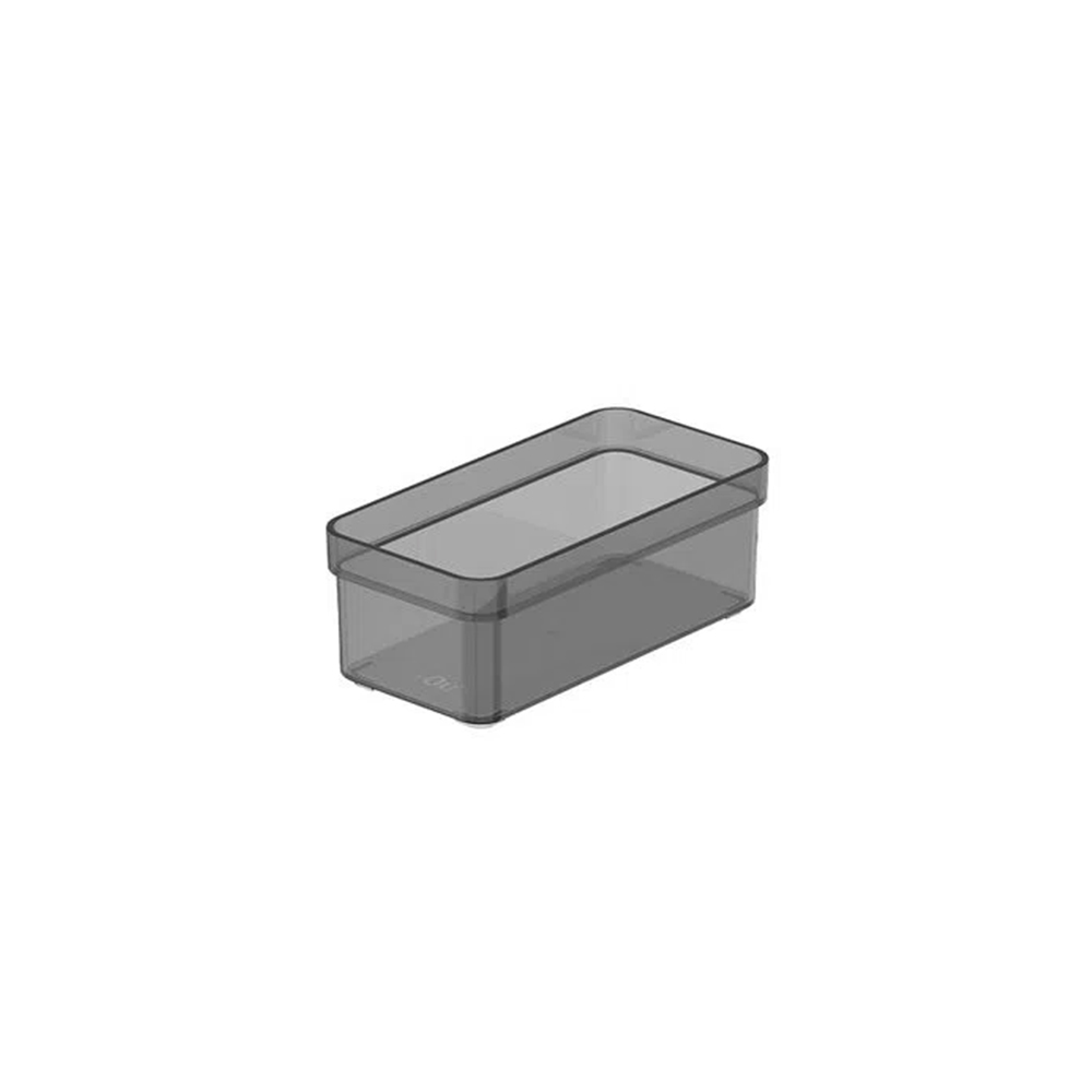 ORGANIZADOR DE CAJONES CLEAR 15 X 7,5 X 5,6 GRIS - 1