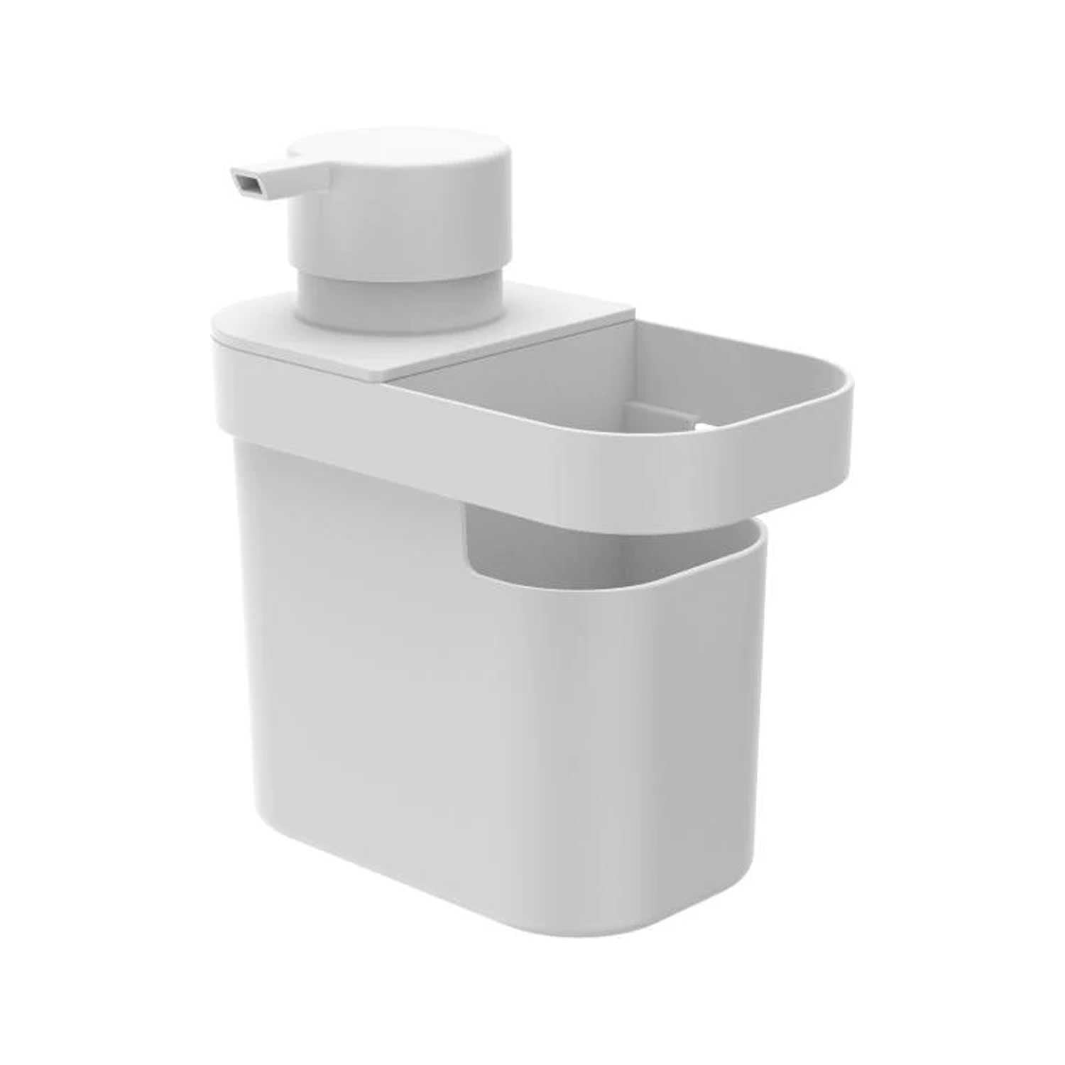 DISPENSADOR DE DETERGENTE Y ORGANIZADOR TRIUM 650 ML BLANCO - 3