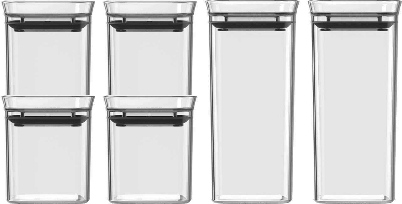 CONJUNTO ESPECIEROS HERMÉTICO BLOCK 6 PIEZAS (0,150L / 0,340L) TRANSPARENTE - 1