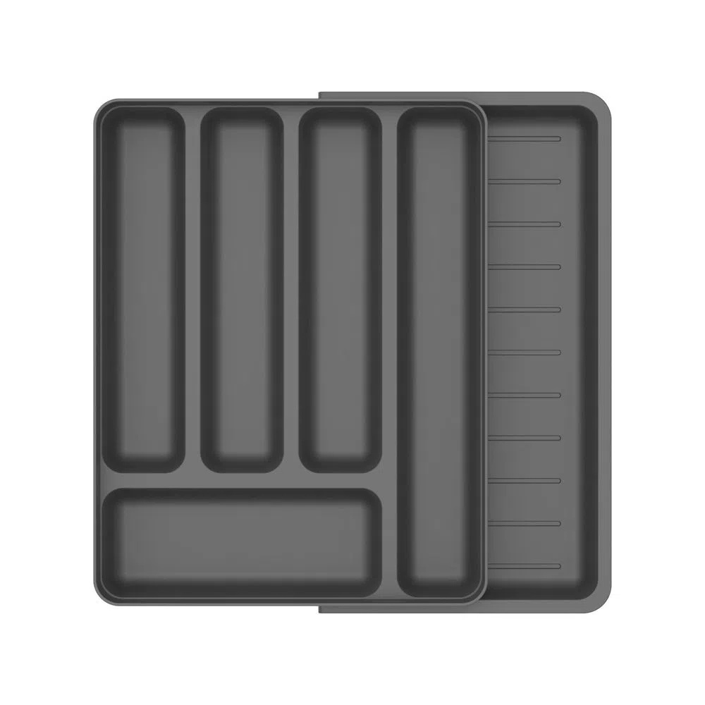 ORGANIZADOR DE UTENSILIOS EXTENSIBLES LOGIC GRIS - 3
