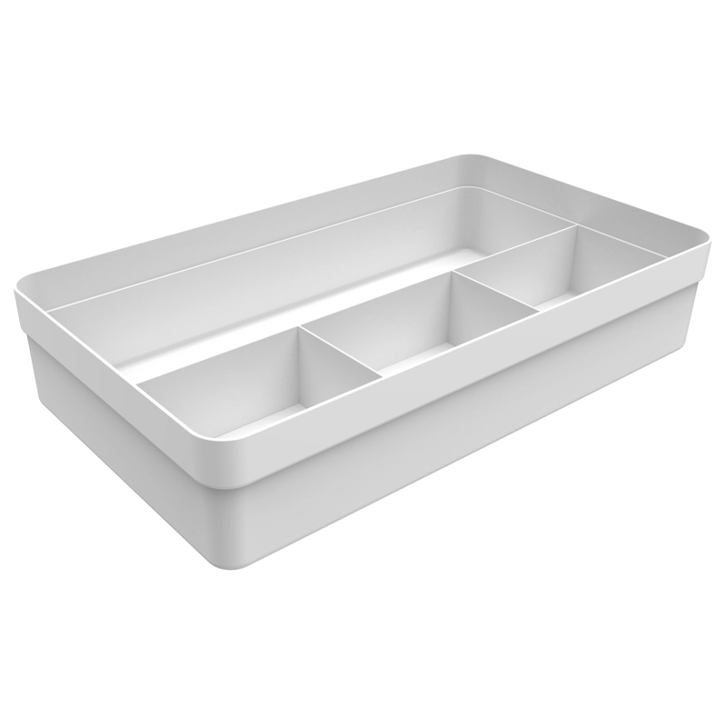 ORGANIZADOR DE CAJÓN LOGIC 4 SECCIONES BLANCO - 1