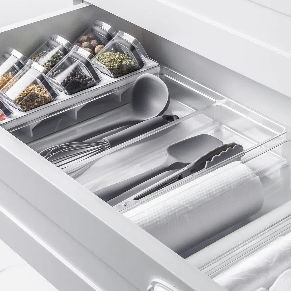 ORGANIZADOR OU 7908466018207 CAJÓN CLEAR 37.5 X 30 X 5.6 TRANSPARENTE - 2