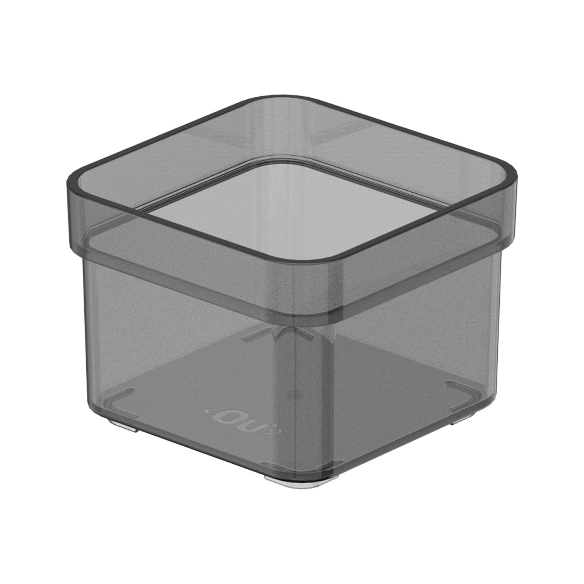 ORGANIZADOR DE CAJÓN CLEAR 7,5 X 7,5 X 5,6 GRIS - 1