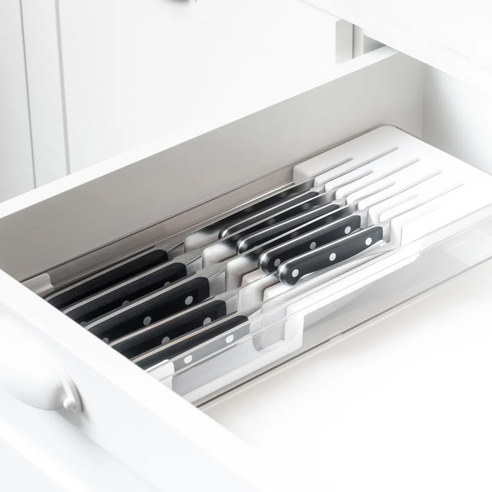 ORGANIZADOR OU 7908466018214 CUCHILLO CLEAR BLANCO - 2