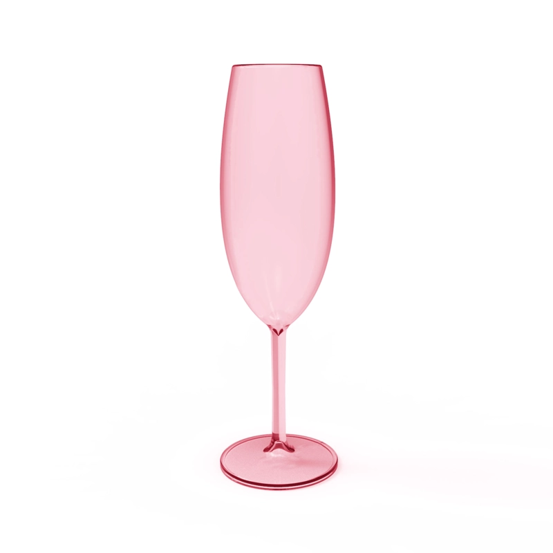COPA DE CHAMPAGNE 280ML ROSADA - 1