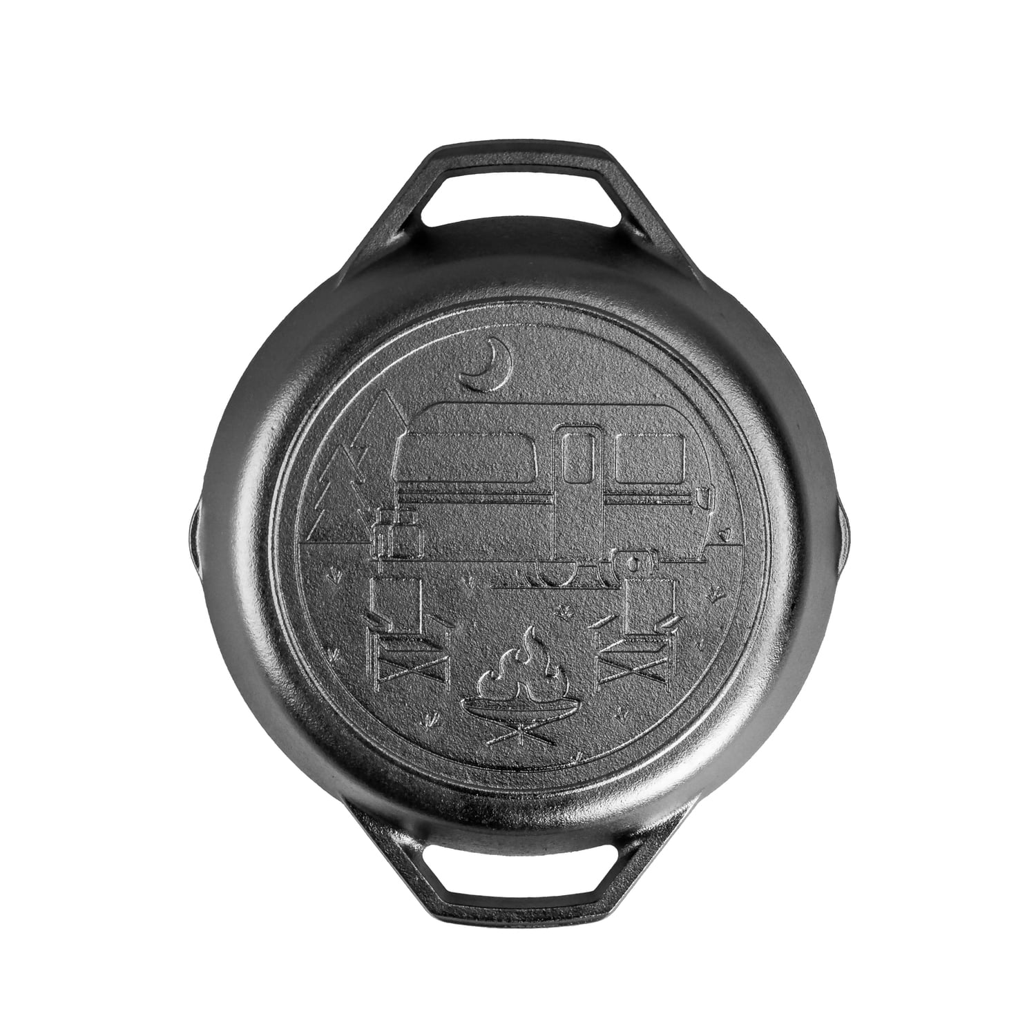 SARTÉN DOBLE ASA CAMPER WANDERLUST HIERRO FUNDIDO 26 CM - 1