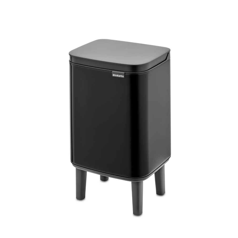 BASURERO BO HI 4 LT MATT BLACK - 2