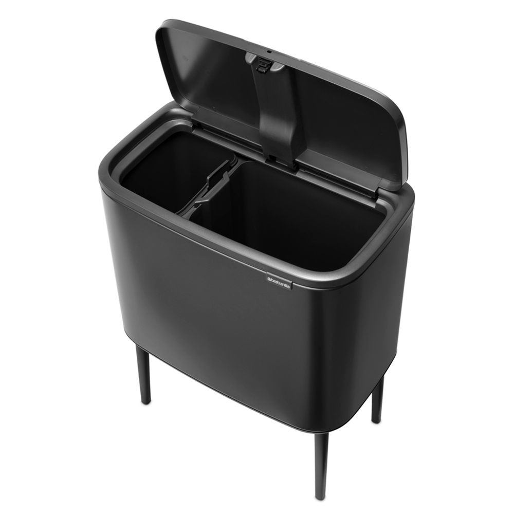 BASURERO BRABANTIA BO TOUCH 11 + 23L CONFIDENT GREY - 2