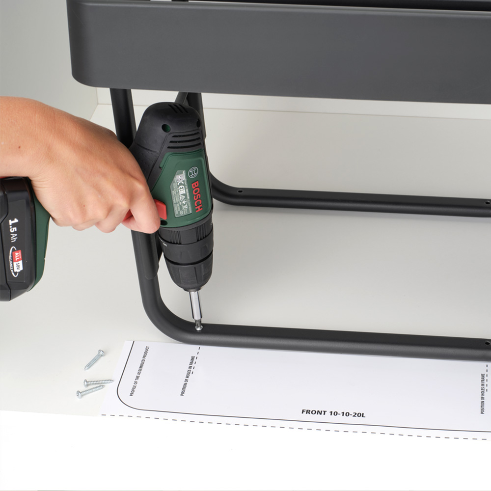 BASURERO BRABANTIA SORT & GO 10+10+20L MULTI - 4