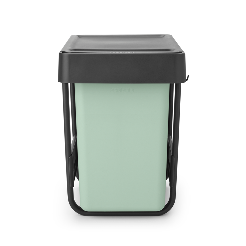 BASURERO BRABANTIA SORT & GO 2 X 15L DARK GREY & JA GREEN - 3