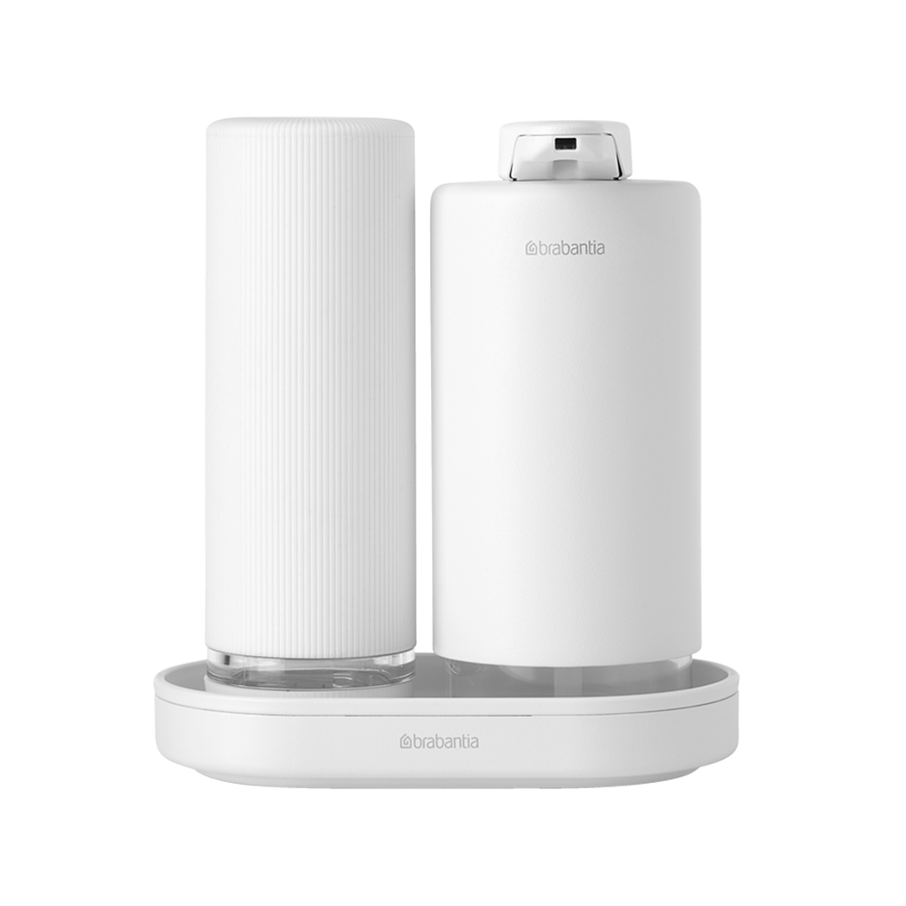 SET DISPENSADOR DE JABÓN SINKSTYLE 2X200 ML FRESH WHITE - 1