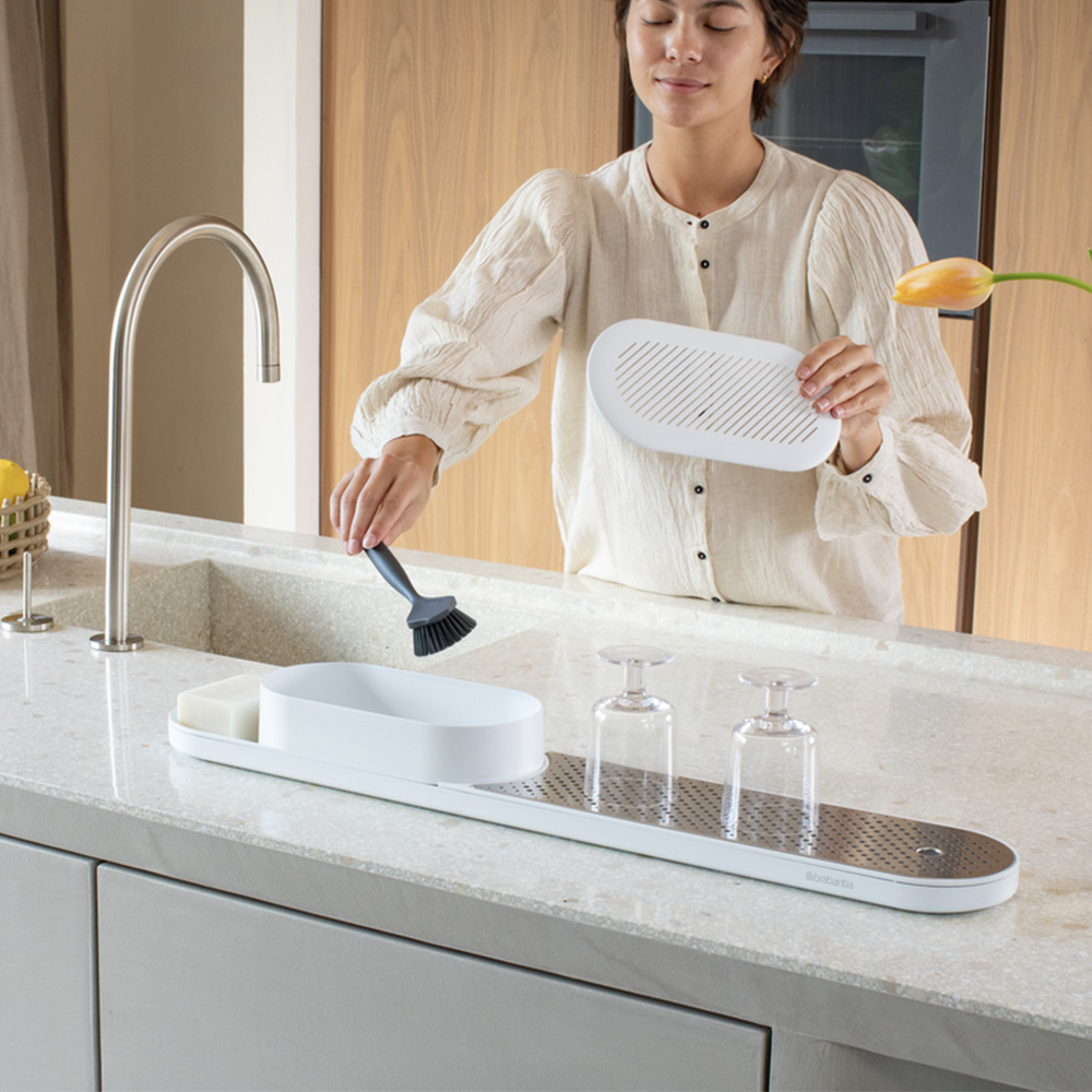 ORGANIZADOR Y BANDEJA DE SECADO SINKSTYLE FRESH WHITE - 7