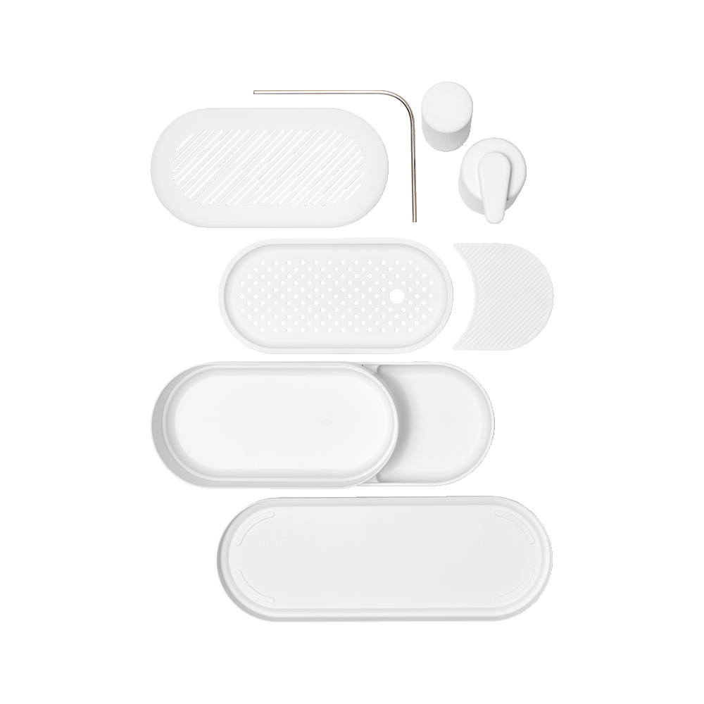 SET ORGANIZADOR X3 SINKSTYLE FRESH WHITE - 5