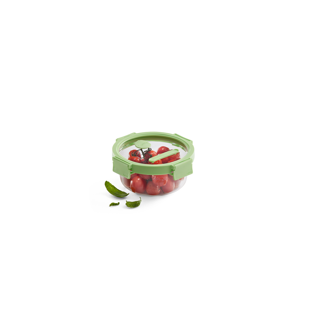 RECIPIENTE HERMÉTICO 100% DE VIDRIO 650 ML EN COLOR ROJOONDO - 2