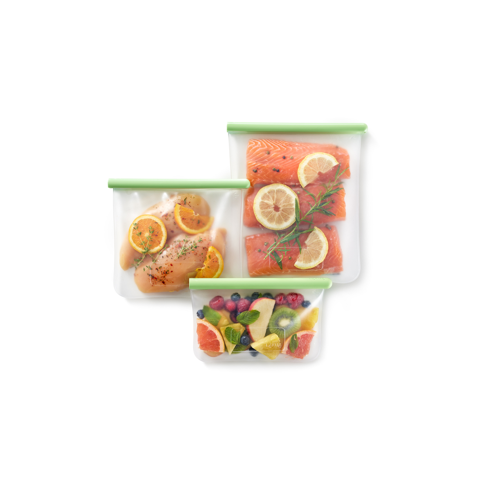 SET DE 3 BOLSAS REUTILIZABLES PLANAS - 3