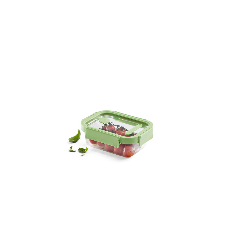 RECIPIENTE HERMÉTICO 100% DE VIDRIO 640 ML RECTANGULAR - 2