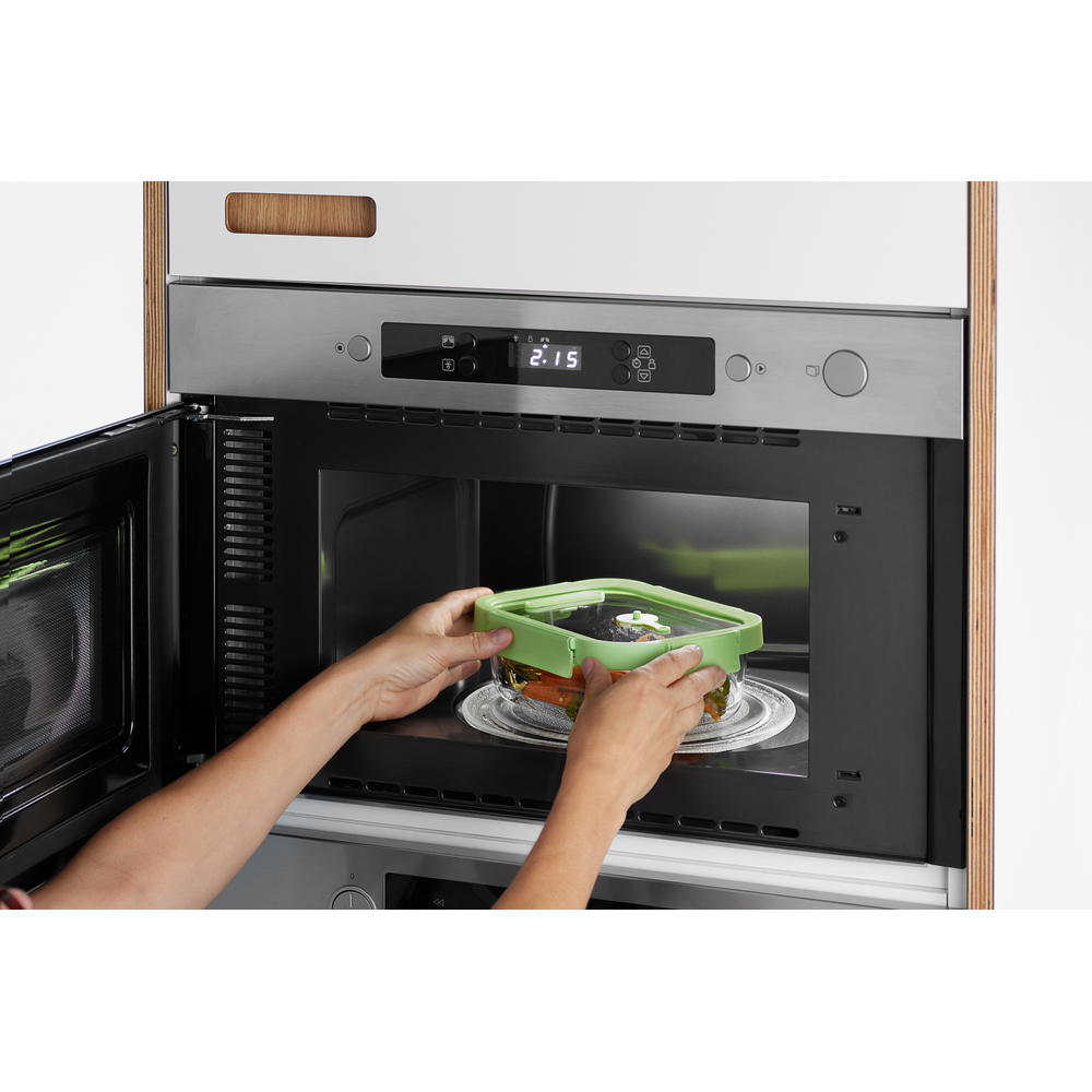 RECIPIENTE HERMÉTICO 100% DE VIDRIO 640 ML RECTANGULAR - 3