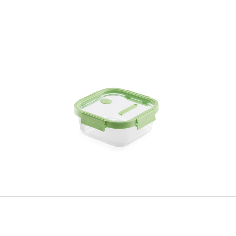 RECIPIENTE HERMÉTICO 100% DE VIDRIO 1100 ML CUADRADO - 1