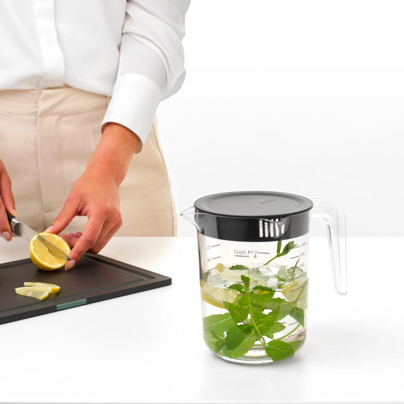 JARRA MEDIDORA TASTY JUEGO DE 2 - TRANSPARENT - 5