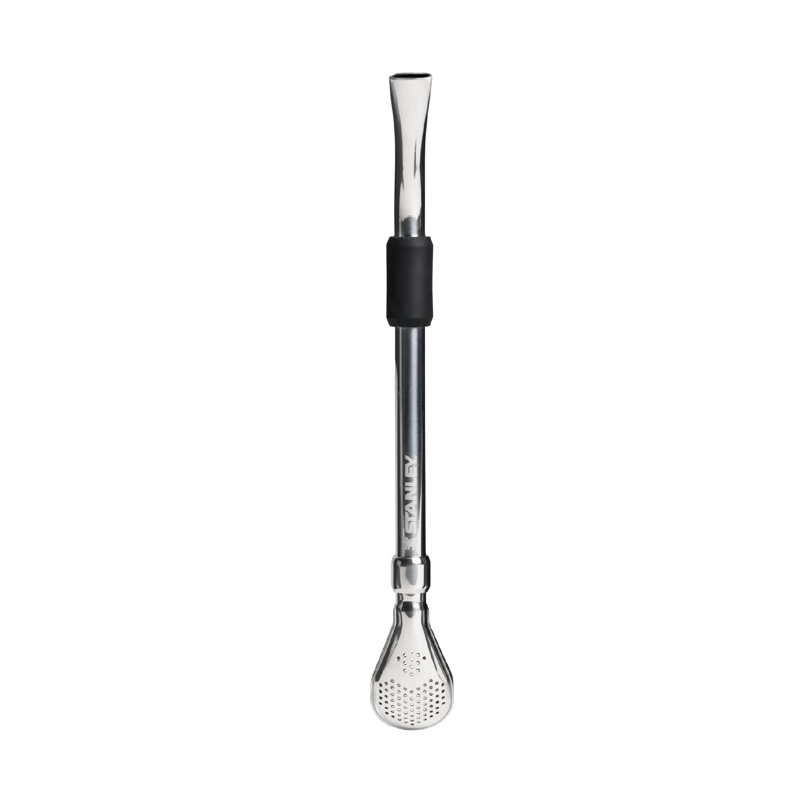 BOMBILLA PARA MATE DE CUCHARA NEGRA 2.0 STANLEY - 1