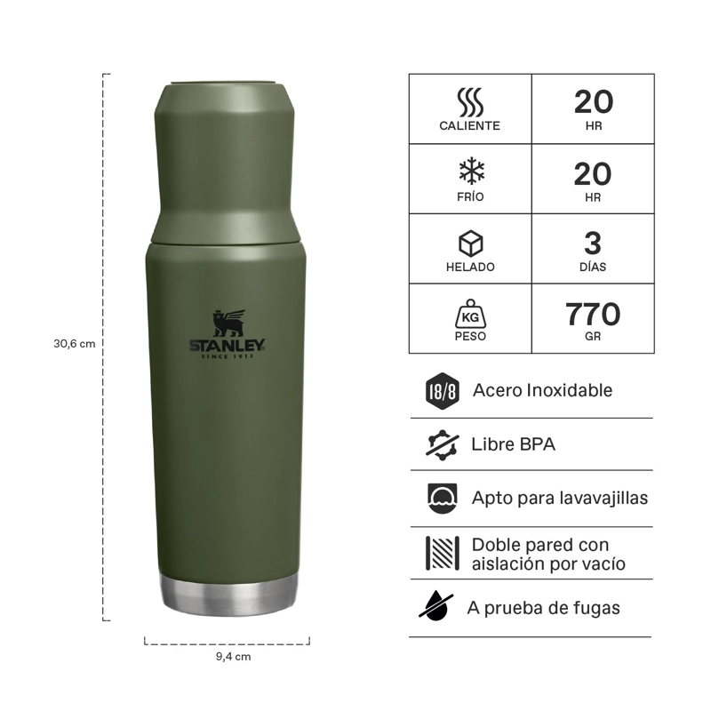 MATE SYSTEM IDEAL STANLEY DRIED PINE | 800 ML - 2