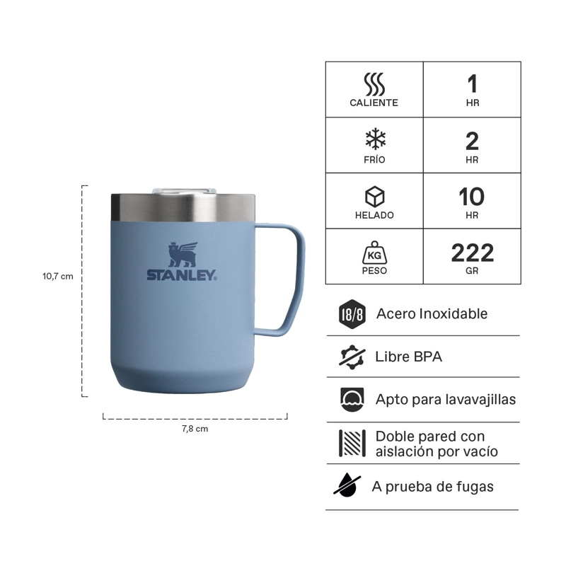 TAZA DE CAMPING STANLEY CELESTE | 236 ML - 2