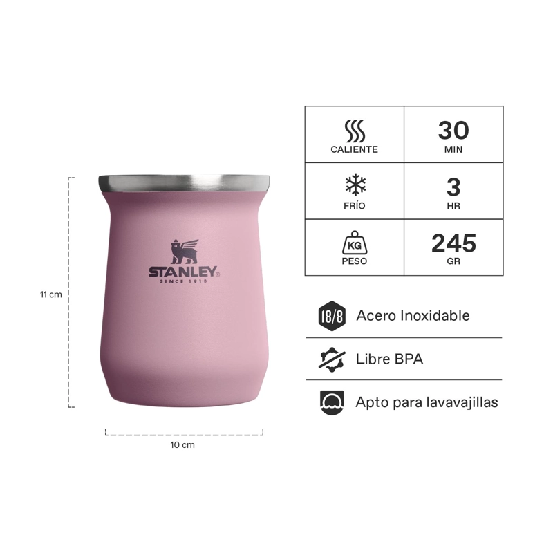 MATE MUG STANLEY PURPLE SMOKE | 236 ML - 2
