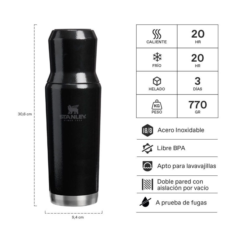 MATE SYSTEM IDEAL STANLEY HAMMERTONE NEGRO | 800 ML - 2