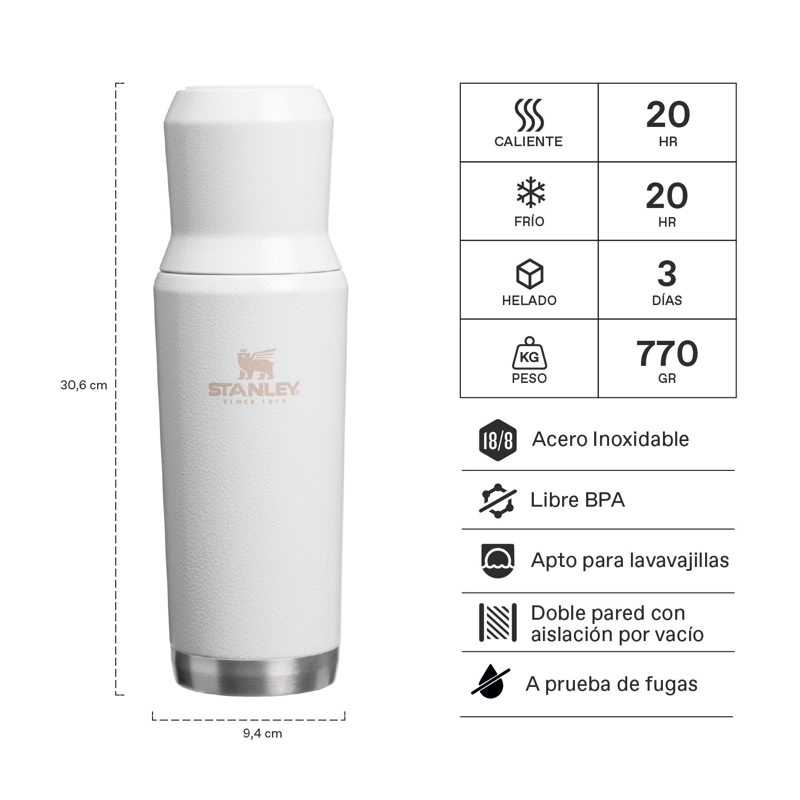 MATE SYSTEM IDEAL STANLEY HAMMERTONE BLANCO | 800 ML - 2