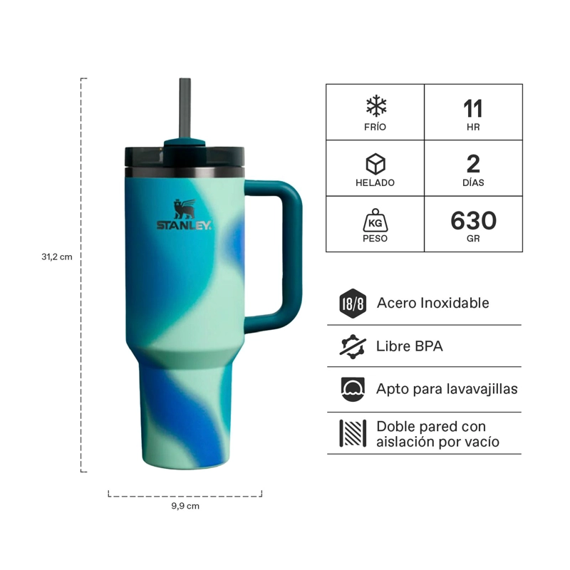 QUENCHER H2.0 ADVENTURE COASTAL TEAL MOTION | 1.18 LT - 2